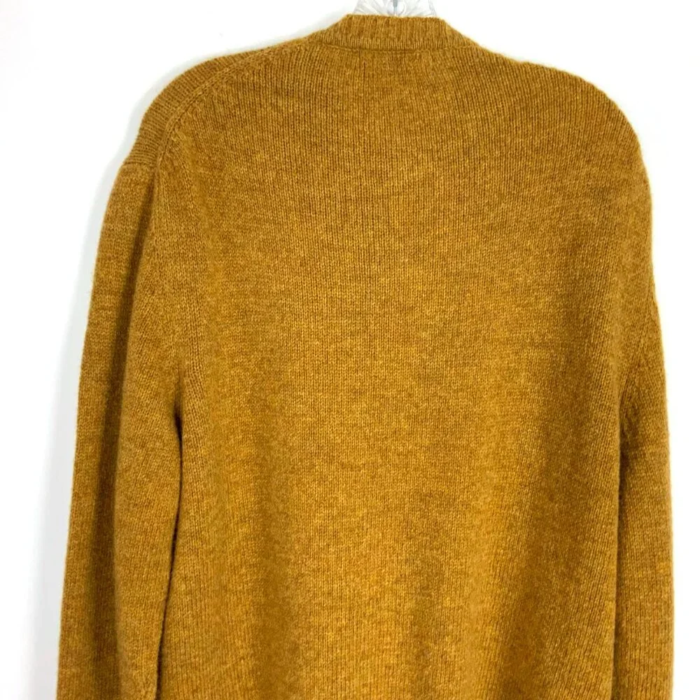 Valentino Jeans Vintage Virgin Wool Men's Knit Melange Crew Sweater Sz 52 (L-XL) - Picture 8 of 16